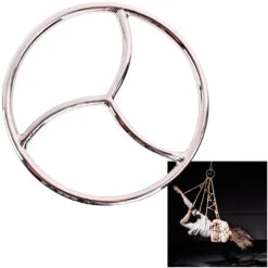 Shibari Ring Tri Van Kiotos Steel -Rimba Seksshop shibari ring 1