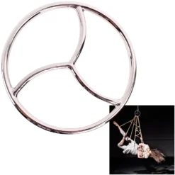 Shibari Ring Tri Van Kiotos Steel -Rimba Seksshop shibari ring