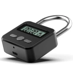 Zwaar BDSM Timer Slot - Black Voor Opsluiting En (self)bondage Van Uw Slaaf -Rimba Seksshop sm time lock 1