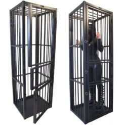 Hoge Stalen Kooi Met 3 Deuren -Rimba Seksshop standing cage