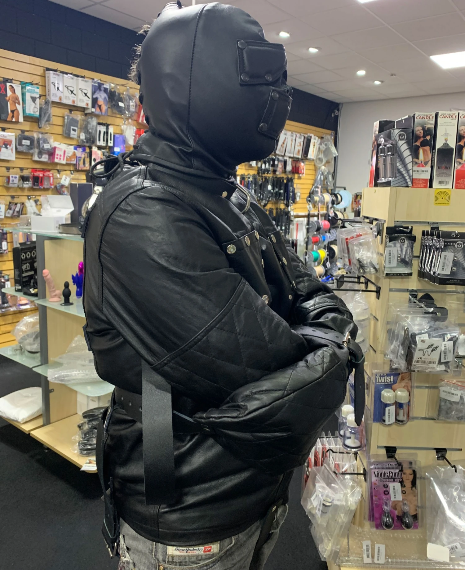 Volledig Lederen Gevoerde Dwangbuis Van NL Leather 6 Volledig Lederen Gevoerde Dwangbuis Van NL Leather - Afbeelding 4