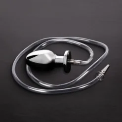 Metalen Penisplug Met Slang En Buttplug Van Black Label