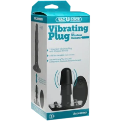 Vac-U-Lock Vibrating Plug With Snaps & Wireless Remote 13 Vac-U-Lock Vibrating Plug With Snaps & Wireless Remote -Rimba Seksshop vibrating plug with remote