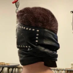 Lamslederen Wikkel Masker Van NLLeather -Rimba Seksshop wikkelmasker 2