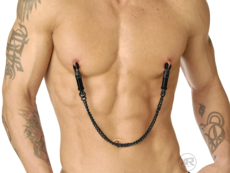 Master Series Verstelbare Tepelklemmen Met Ketting - Over de Tepel Plaatsen En Draaien Tot Aan De Gewenste Sterkte 4 Master Series Verstelbare Tepelklemmen Met Ketting - Over de Tepel Plaatsen En Draaien Tot Aan De Gewenste Sterkte - Afbeelding 2