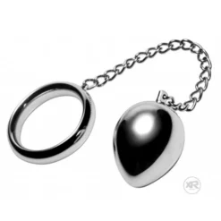 Cockring En Anaalplug Van Roestvrij Staal Van Master Series -Rimba Seksshop xr ae737bcloseup